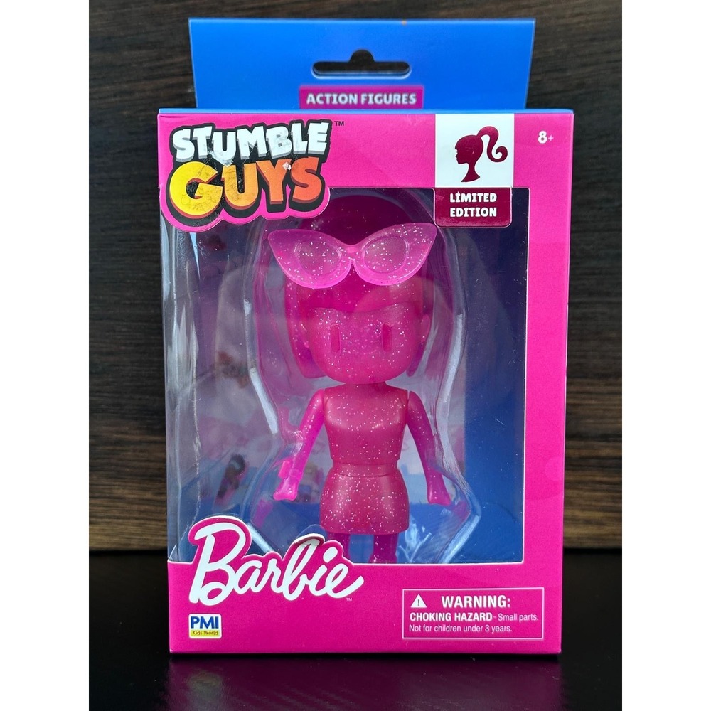 Stumble Guys Barbie Sparkle Barbie Mythic & Ken Legendary Action Figure Set PMI